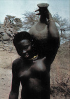 CAMEROUN Oudjila Nord Porteuse D'eau Podokwo Dos Vierge Desnudo Nudi Top-Less Naked Nude (Scan R/V) N° 17 \MP7123 - Cameroon