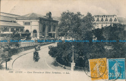 R031753 Lyon. Gare Perrache Et Hotel Terminus. Levy Fils. No 500. 1921 - World