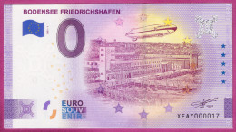 0-Euro XEAY 2021-1 # 0017 ! BODENSEE FRIEDRICHSHAFEN - LUFTSCHIFF - Private Proofs / Unofficial