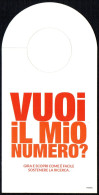 ITALIA - SEGNALIBRO / BOOKMARK - SCLEROSI MULTIPLA - VUOI IL MIO NUMERO? PRENDI NOTA, DAI IL TUO 5x1000 A FISM - I - Marque-Pages