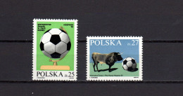 Poland 1982 Football Soccer World Cup Set Of 2 MNH - 1982 – Espagne