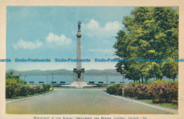 R030910 Monument Of The Braves. Quebec. Canada. Photogelatine - Welt