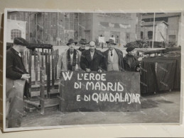 Italia Foto TRONCONE Napoli. Comunismo W Eroe Madrid Guadalajara - Europa