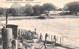 GUINEE  CONAKRY Compagnie Française De L'Afrique Occidentale Et La Petite Jetée Carte Vierge (Scan R/V) N° 81 \MP7132 - Guinea Francese