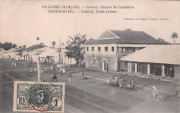 GUINEE Française  CONAKRY Avenue Du Commerce Dos Vierge Non Circulé Pré-timbré (Scan R/V) N° 1 \MP7133 - Guinea Francesa