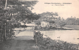 GUINEE Française CONAKRY Le Pont De Tombo Carte Vierge Non Circulé éd Fortier (Scan R/V) N° 35 \MP7133 - Französisch-Guinea