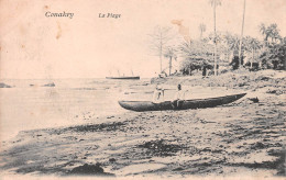 GUINEE Française CONAKRY La Plage De Minière Dos Vierge Non Circulé (Scan R/V) N° 44 \MP7133 - French Guinea