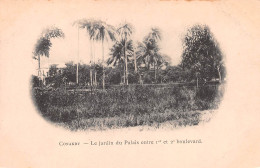 GUINEE Française CONAKRY  Le Jardin Du Palais Entre 1er Et 2ème Boulevard Dos Vierge (Scan R/V) N° 25 \MP7133 - Französisch-Guinea