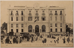 CONSTANTINE (Algérie) - Hotel Des Postes Et Télégraphes - Voiture à Cheval - Constantine