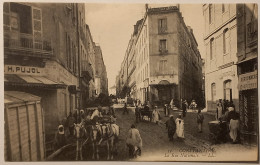 CONSTANTINE (Algérie) - Rue Nationale - Transport à Cheval - Nombreux Passants - Magasin H. Pujol / Enseigne Ferronnerie - Konstantinopel