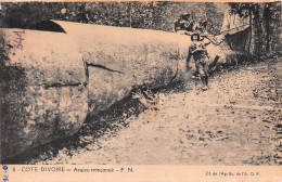 COTE D'IVOIRE Un Acajou Tronçonné Grume Bois Exotique Carte Vierge Non Circulé Pointe Noire (Scan R/V) N° 83 \MP7135 - Costa De Marfil