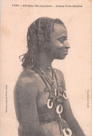 GUINEE Française Jeune Fille Peulhe PEUL Wolof  éd Fortier Dakar (Scan R/V) N° 88 \MP7135 - Frans Guinee