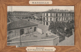 CPA - 13 - Marseille - Caserne Beauveau - 9 ème Hussard - Carte à Système - Non Classés