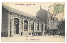 CPA 51 HARMEL FRERES , Filature De Laine - VAL-DES-BOIS  - Ecole De Garçons - Autres & Non Classés