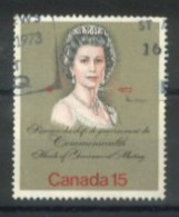 CANADA - 1973, ROYAL VISIT & COMMONWEALTH HEADS OF GOVERNMENT MEETING, OTTAWA, STAMP, USED. - Gebruikt