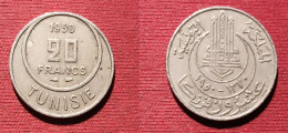 20 Francs Tunisie 1950 - - Tunesië