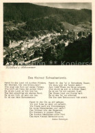 73294737 Wildbad Schwarzwald Fliegeraufnahme Gedicht Von Anton Bolsinger Wildbad - Autres & Non Classés