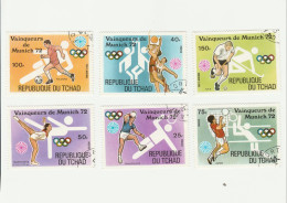 Tchad Lot 42 Timbres Dont 7 Blocs JO De Munich  Sapporo Sarajevo Los Angeles Mexico - Tchad (1960-...)