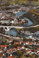 01 BELLEGARDE VUE AERIENNE SUR LA VILLE ET LE PONT DE SAVOIE (Scan R/V) N° 8 \MP7149 - Bellegarde-sur-Valserine