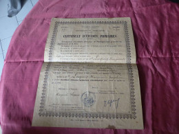 VP-9 , Diplôme , Certificat D'études Primaires, Académie De Paris, 29 Juin 1922 - Diplomi E Pagelle