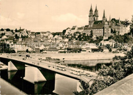 73294670 Meissen Elbe Sachsen Albrechtsburg Dom Und Elbbruecke Meissen Elbe Sach - Meissen