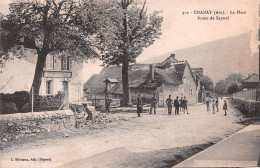 01  CHANAY - La Place - Route De Seyssel - Hôtel BORRARD  (Scan R/V) N° 80 \MP7151 - Seyssel