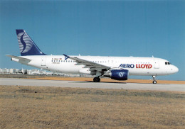 Airbus A320-214  AEROLLOYD  Faro Portugal 2002 Avion Aviation  édition Flying (Scan R/V) N° 11 \MP7153 - 1946-....: Era Moderna