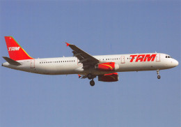 Airbus A321-200 TAM Airlines Sao Paulo  2008 Aviation  éd Flying (Scan R/V) N° 36 \MP7153 - 1946-....: Era Moderna