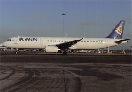 Airbus A321-231  AIR ASTANA  Amsterdam 2015 Aviation  éd Flying (Scan R/V) N° 37 \MP7153 - 1946-....: Era Moderna