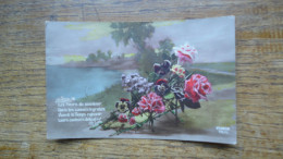 Ancienne Carte , Bouquet De Fleurs - Blumen