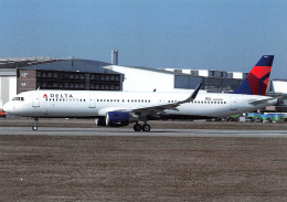 Airbus  A321-211  DELTA AIR LINES Hamburg  2016   (Scan R/V) N° 47 \MP7154 - 1946-....: Ere Moderne