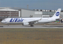 Airbus  A321-211SL UT AIR UTair Aviation (авиакомпани�?, Aviakompaniya) Hamburg 2014 (Scan R/V) N° 77 \MP7154 - 1946-....: Era Moderna