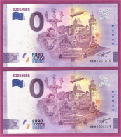 0-Euro XEAY 2021-2 BODENSEE - LUFTSCHIFF Set NORMAL+ANNIVERSARY - Essais Privés / Non-officiels