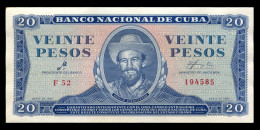 CUBA 20 PESOS 1961 FIRMA DEL CHE SC- AUNC - Cuba