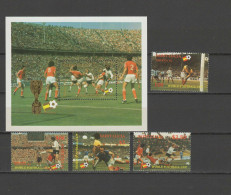 St. Lucia 1982 Football Soccer World Cup Set Of 4 + S/s MNH - 1982 – Spain