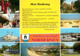 73294321 Norderney Nordseebad Schwanenteich Strandstrasse Faehre Trinkkur Kirche - Norderney
