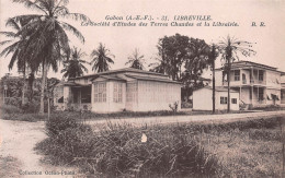 GABON LIBREVILLE Société D'Etudes Des Terres Chaudes Et La Librairie Carte Vierge (Scan R/V) N° 43 \MP7162 - Gabon
