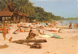 GABON LIBREVILLE  Plage De L'hotel Le GAMBA édition Tropic Trolez Carte Vierge Non Circulé (Scan R/V) N° 55 \MP7162 - Gabón