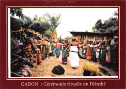 GABON PORT-GENTIL Rite De Passage Du Djèmbé Rituel Féminin Cérémonie   Non Circulé  (Scan R/V) N° 23 \MP7163 - Gabun