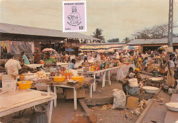 GABON PORT-GENTIL  Le Marché De Grand Village  édition Tropic  (Scan R/V) N° 27 \MP7163 - Gabun