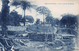 GABON FRANCEVILLE Réserve Forestière D'Evaro Wombolie Ogooué Poste à Bois  Carte Vierge  (Scan R/V) N° 46 \MP7163 - Gabón