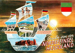 73294298 Helgoland Kurplatz Schwimmbad Nordspitze Lange Anna Lung Wai Segelschif - Helgoland