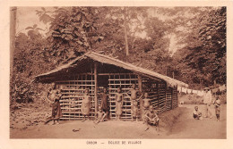 GABON  PORT-GENTIL   Une église De Village  Carte Vierge Non Circulé (Scan R/V) N° 13 \MP7165 - Gabun