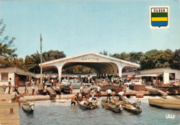 GABON Port-Gentil Le Marché éd Iris LIBREVILLE (Scan R/V) N° 21 \MP7165 - Gabón