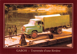 GABON LIBREVILLE Traversée De L'Ivindo D'un Camion SATA  Carte Vierge (Scan R/V) N° 81 \MP7165 - Gabun