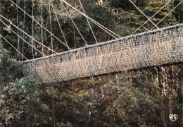 Gabon FRANCEVILLE  Pont De Lianes Sur L'Ogooué à POUBARA   éditions Du Lys Carte Vierge  (Scan R/V) N° 2 \MP7166 - Gabon