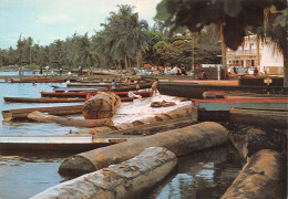 Gabon PORT-GENTIL  Le Débarcadère Du Marché édition TROLEZ AFRICA1  (Scan R/V) N° 14 \MP7166 - Gabón