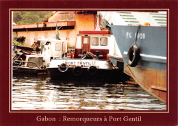 Gabon PORT-GENTIL Remorqueurs Affectés Au Remorquage Des Radeaux De Bois (Scan R/V) N° 35 \MP7166 - Gabón