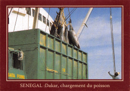 SENEGAL DAKAR SATA Foine 1982 Chargement Des Poissons Dans Le Camion Container Berliet  (Scan R/V) N° 46 \MP7167 - Sénégal