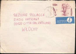 °°° POLAND - LETTER FROM PRASZKA TO VATICAN RADIO ROME 1986 °°° - Cartas & Documentos